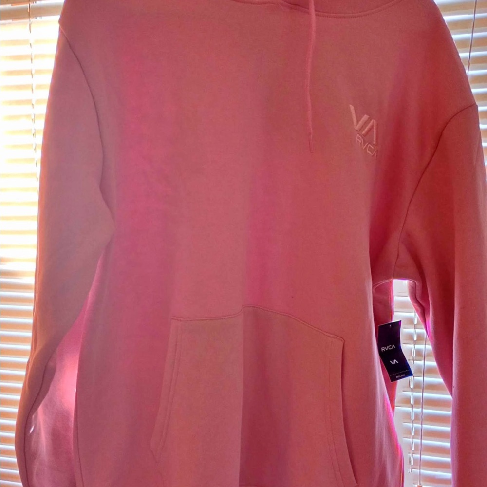 RVCA Women's Pink Hoodie Sweater